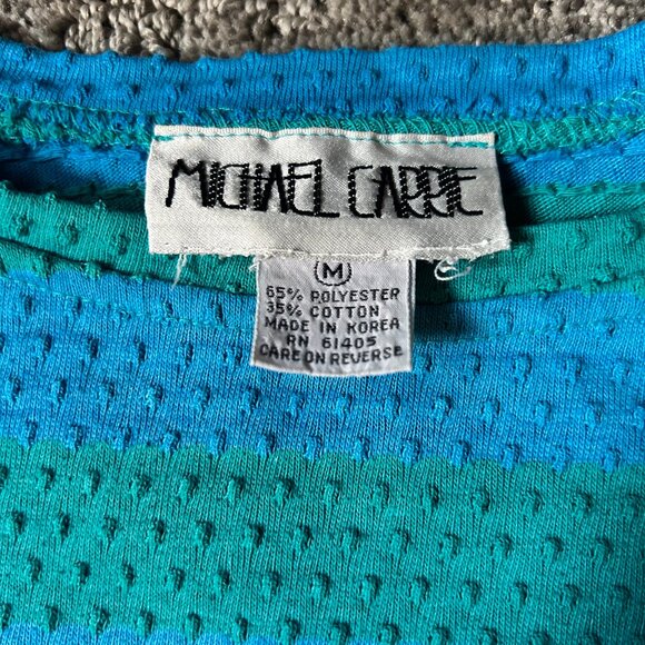 Stripped T-Shirt with Should Pads - Picture 2 of 2